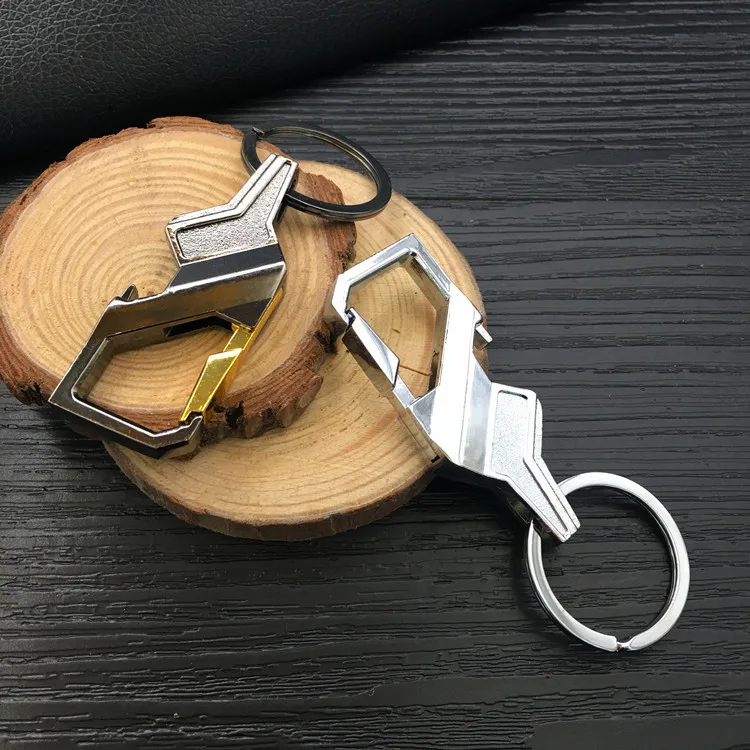 Metal Keychains Creative Fashion Men Car Waist Hanging Buckle Business Valentine's Day Gift Pendant Customizable Logo