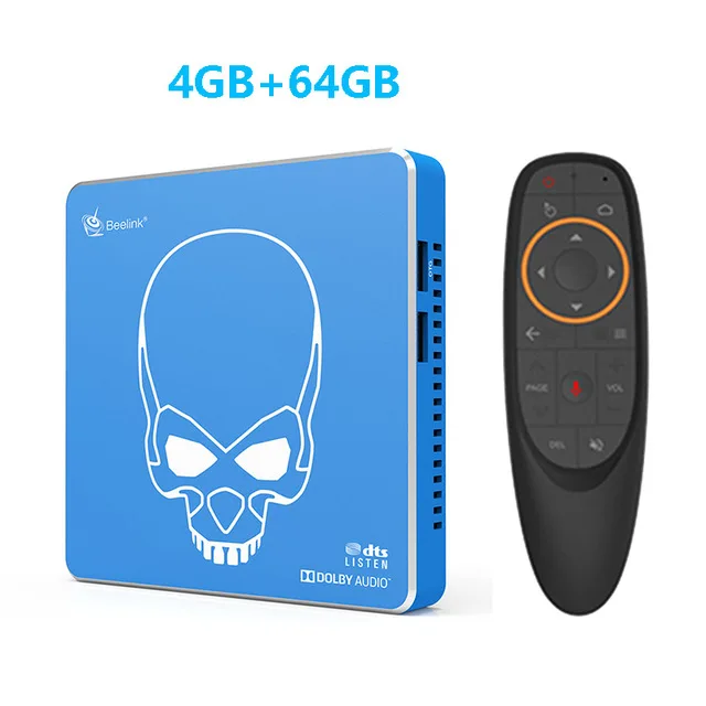 Beelink GT-King pro два ESS Hi-Fi без потери качества звука Android 9,0 Смарт ТВ коробка 4GB64GB 2,4G 5,8G, Wi-Fi, 1000 м PK Ugoos X2 PRO - Цвет: 4GB 64GB