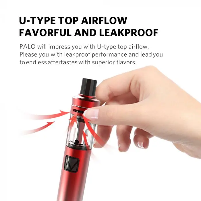Vaptio PALO Vape Pen Kit с аккумулятором 1500 мАч 2 мл бак 0 6/1 Ом электронная сигарета