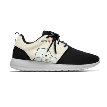 

I Love You Cartoon Panda Bear Funny Kids Sport Running Shoes Casual Breathable Lightweight 3D Print Sneakers Boys Children Girl