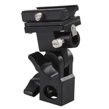 Flash Hot Shoe Speedlite Umbrella Mount Holder Swivel for Light Stand Flash Bracket B For Trigger Hot-Shoe Flash universal swivel flash stand holder for lamp and camera