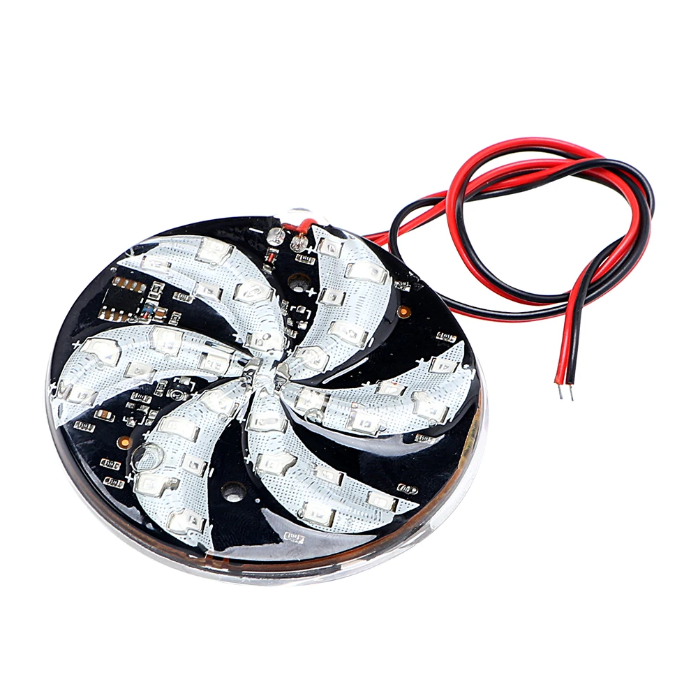 Flash Lamp Car Styling Atmosphere Lamp Fire Wheel Lights Motorcycle Car LED Strobe Light 40Leds Modified Windmill Lights motorcycle led lights led atmosphere light car led lights
