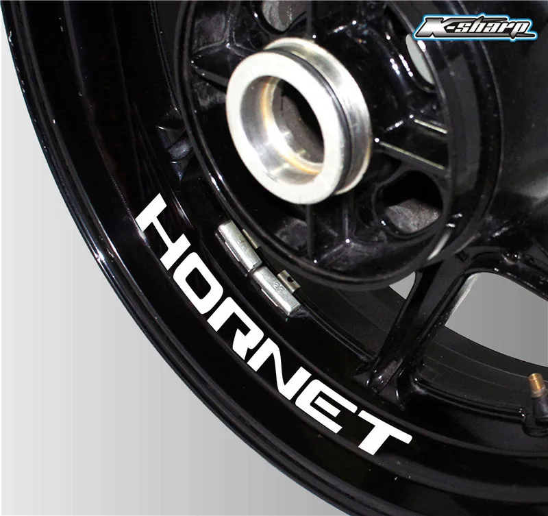 Лучшие продажи модифицированный мотоцикл личность креативные колеса аксессуары Светоотражающие внутренние боковые наклейки для HONDA HORNET