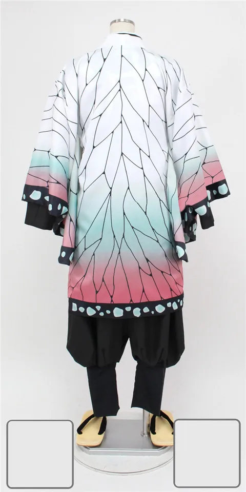 Кимоно из шинобу рассекающий демонов униформа для косплея костюм на Хэллоуин