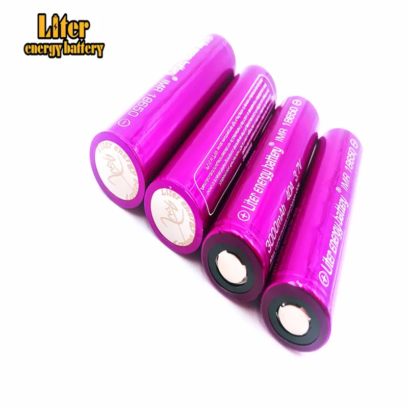 Аккумулятор литровой энергии 4 шт./лот 3000 мА/ч аккумуляторная батарея для бокс мод