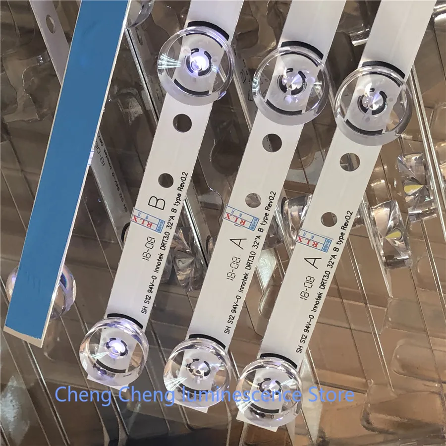 9Pieces/lot  LED Strip For   LG 32LB561U 32LF630V 32LB580B LC320DUE 32LF592U   100%NEW