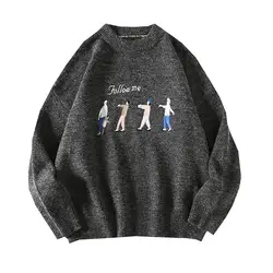 Мужские свитера 2019 осень зима модные повседневные облегающие хлопковые Трикотажные мужские свитера s пуловеры Мужская брендовая одежда