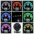 62mm 2.5" 7 Color GReddi Gauge Multi D/A LCD Digital Display Fuel Pressure Oil Temp Turbo Boost Meter with Sensor