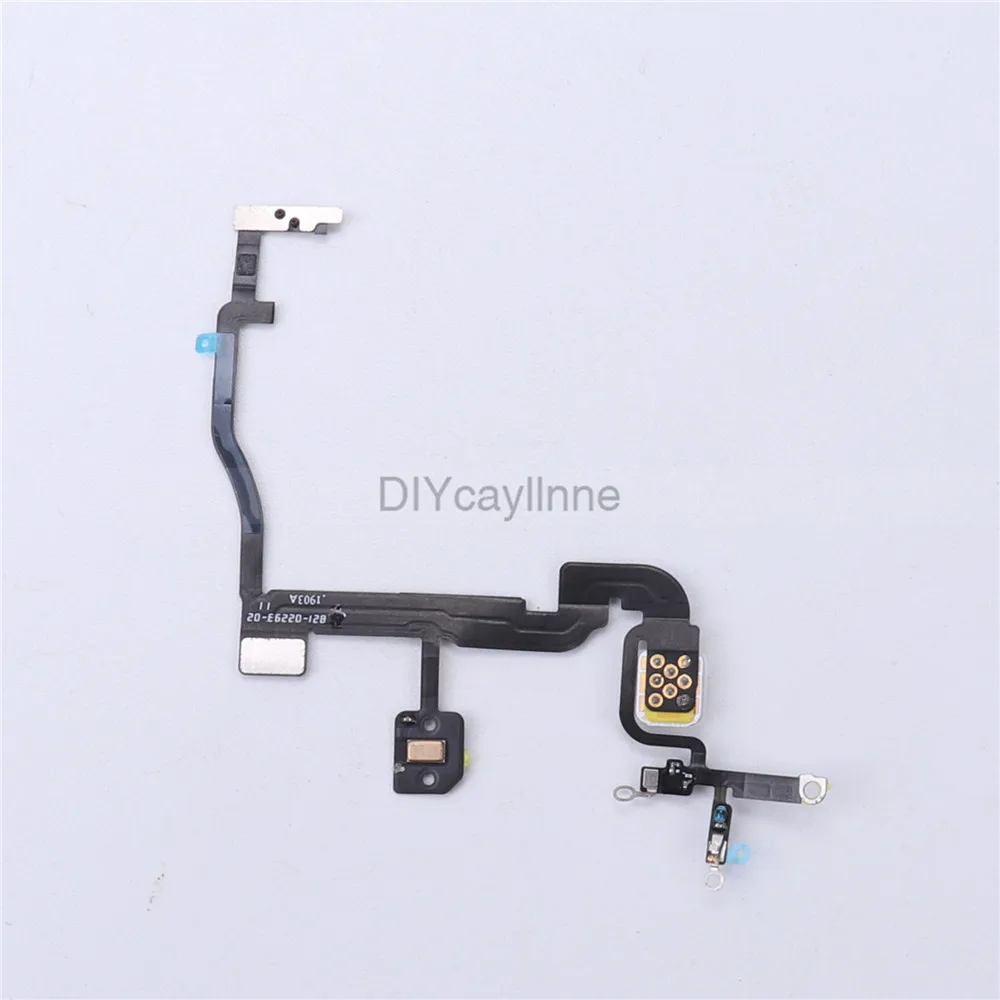OEM power flex с металлической пластиной для iPhone 11 Pro Max вкл. Выкл. Переключатель управления сборка Flex Замена