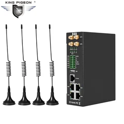 Routeur wifi industriel Compatible avec Openvpn IOT 4G LTE, double carte SIM, Compatible avec la passerelle MQTT, AWS Modbus 