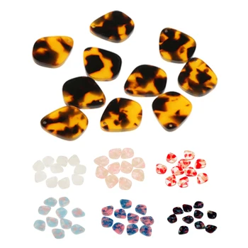 

10 Pieces Acetate Acrylic Charms Pendant for DIY Dangle Earrings Necklace Jewelry Accessories