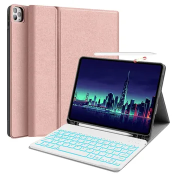 

20# Keyboard Case For Ipad Pro 11in 2020 Backlit Bluetooth Keyboard Case Cover With Pencil Keyboard Case With Pencil Holder