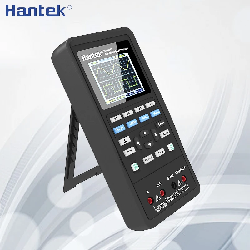 Цифровой Ручной осциллограф Hantek 3 в 1 + генератор сигналов мультиметр портативный
