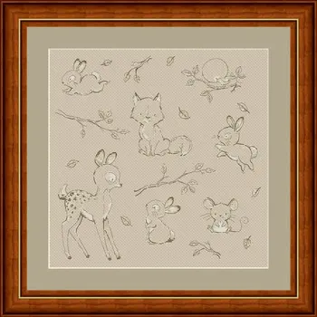 

ZZ1173 Homefun Cross Stitch Kit Package Greeting Needlework Counted Cross-Stitching Kits New Style Counted Cross stich Painting