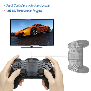 

2020 iPega PG-9076 Bluetooth Gamepad for PS3 Wireless Controller with Holder Bracket Joystick Android Win Game Console Player