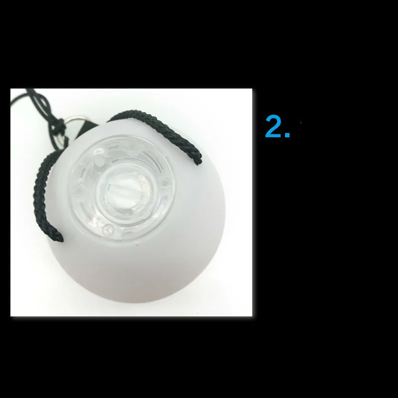 Ruoru 2 pieces = 1 pair belly dance balls RGB glow LED POI thrown balls for belly dance hand props stage performance accessories
