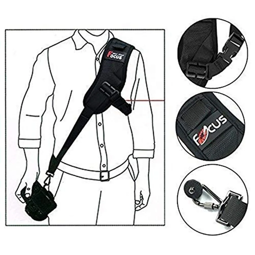 

FOCUS Single-lens Reflex Camera F-1 Industry Strap Fast Gunman Fast Photo Hand Suspender Strap Camera Straps Shoulder Fast Photo