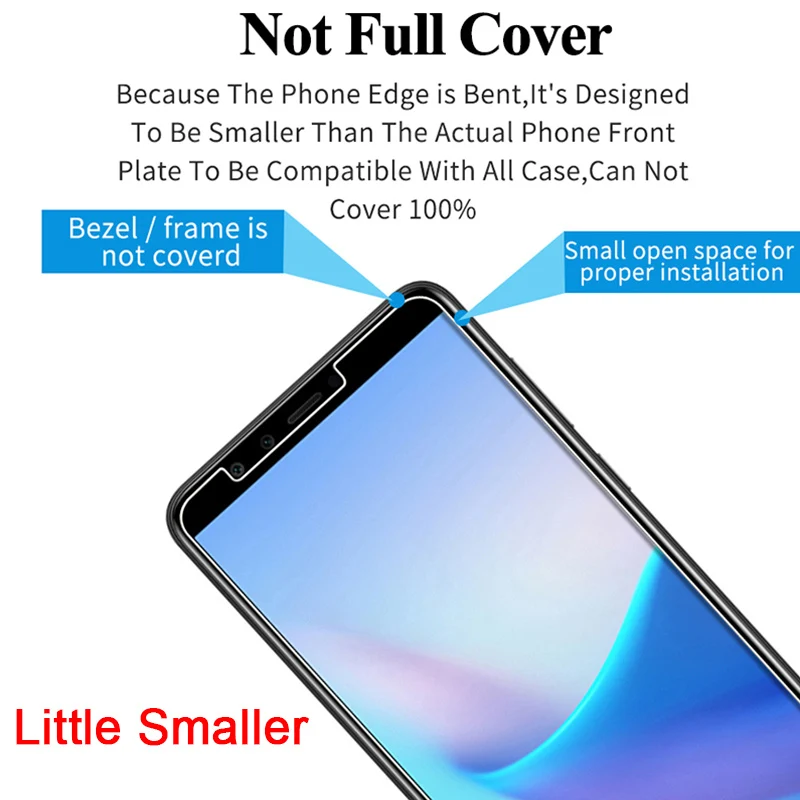 2 шт закаленное стекло для huawei Y6 Y5 Pro Защитная пленка для экрана для huawei Y9 Y7 Prime HD двойное защитное стекло 9 H