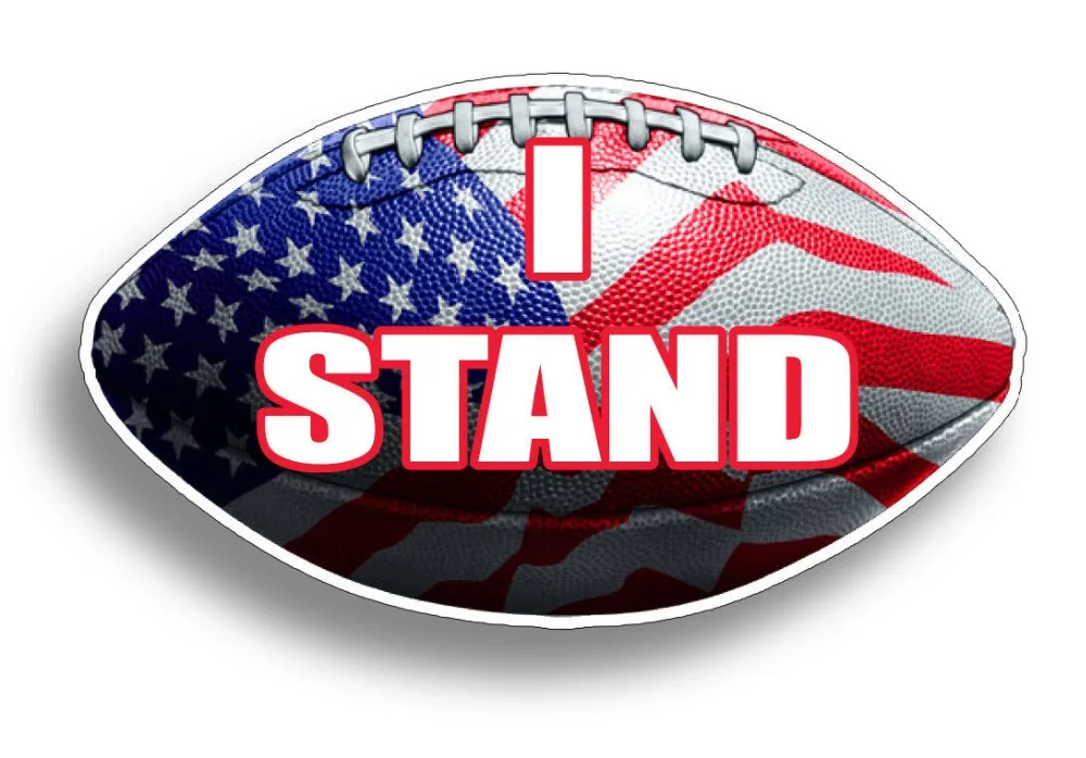 Виниловая наклейка I Stand USA Flag американский футбольный кубок телефон | Автомобили