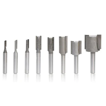 

Rotary tools Router Bit 8 pcs/Set Straight Carbide Milling Cutter Replacement