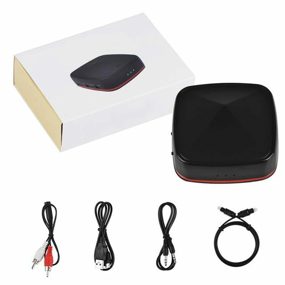 1 шт. Bluetooth передатчик приемник беспроводной HIFI стерео аудио Aptx HD приемник с цифровой оптический Toslink/SPDIF/AUX адаптер