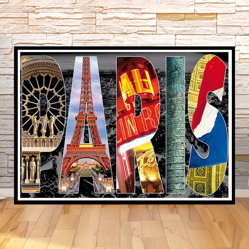 

5D DIY алмазная живопись Франция Париж Эйфелева башня Пейзаж Алмазная вышивка Стразы мозаика офисный Декор для дома подарок