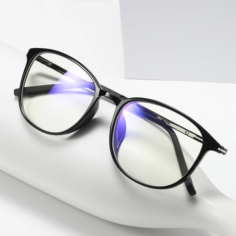 

seemfly Anti Radiation Eyeglass Frame For Men And Women Anti Blue Light Glasses Mobile Phone Computer Protection Flat Mirror