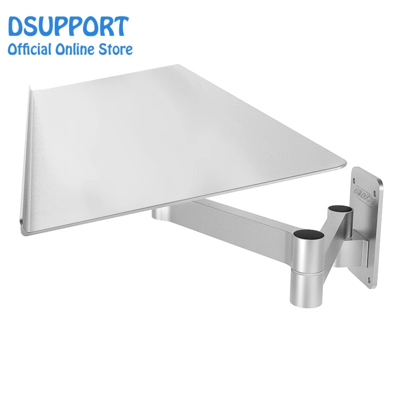 Foldable wall mounted laptop table with keyboard tray deals