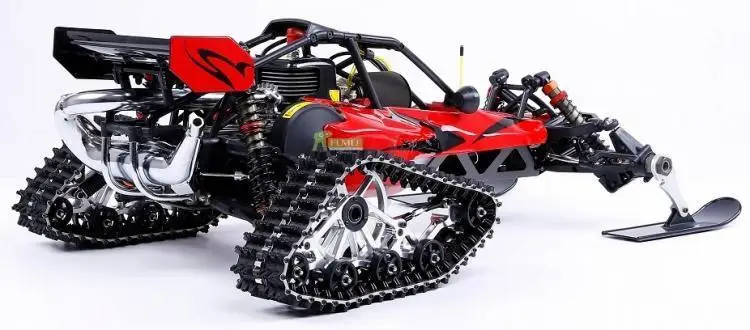 ROFUN 305AS 1/5 снегоход гусеничный сани автомобиль RC автомобиль игрушка Багги 30.5CC бензиновый двигатель снег гонки 2WD RC грузовики для Baja 5B