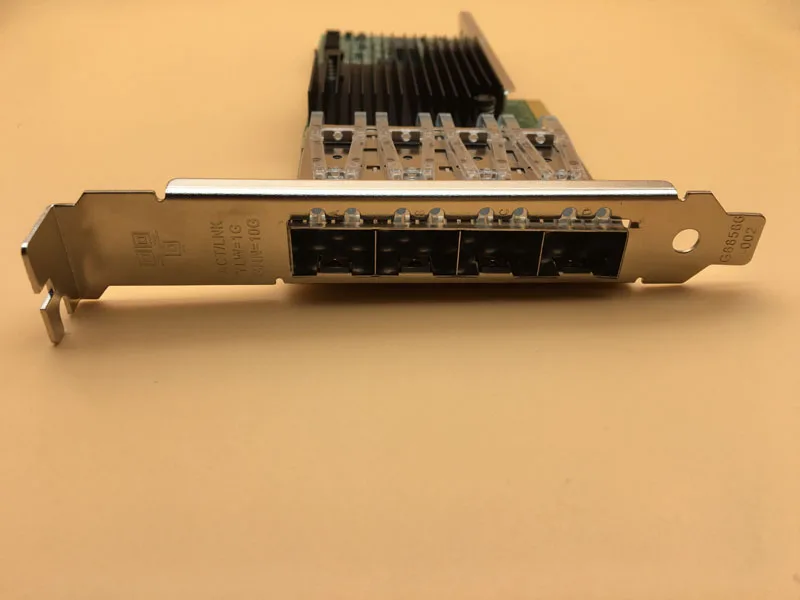 4 порта SFP+ 10G PCIE X8 LC волоконный Ethernet конвергентный сетевой адаптер NIC X710-DA4