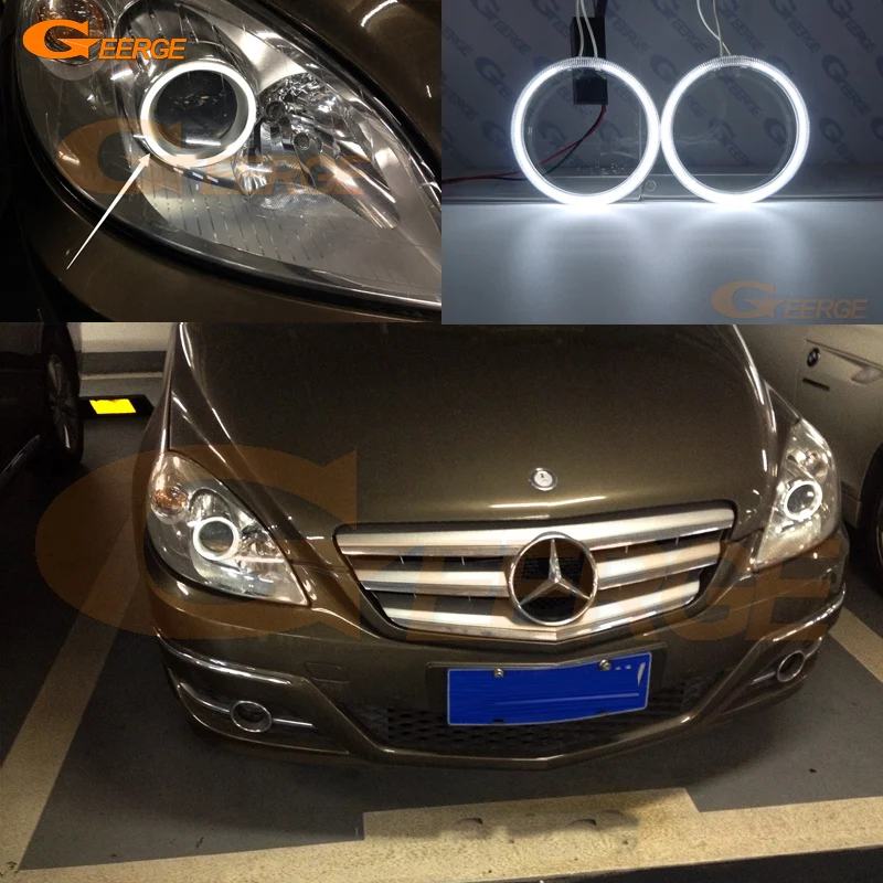 

For Mercedes-Benz T245 B160 B180 B170 B200 2006-2011 Excellent angel eyes Ultrabright illumination CCFL Angel Eyes kit Halo Ring
