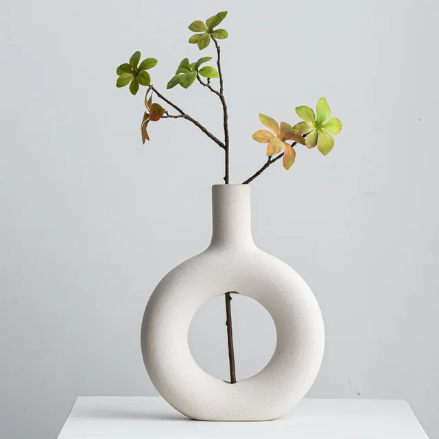 Modern Ceramic Vase for Dried Flowers Decoration Creative Art 3