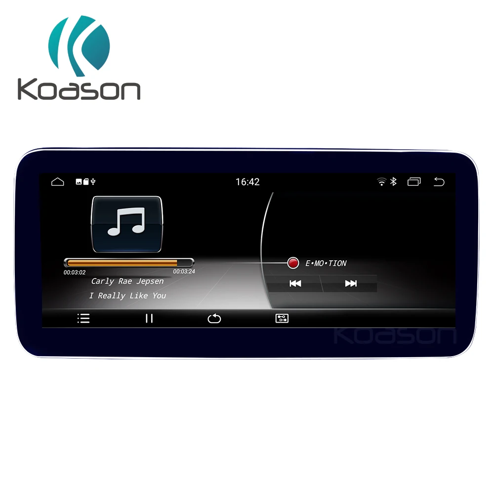 Cheap Koason Android 9.0 10.25 inch touch Screen Car GPS Navigation for BENZ C class GLC 2015 2016 2017 2018 Vehicle Multimedia Player 4