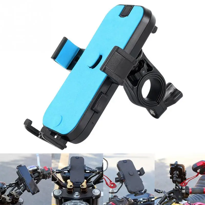 Bicycle Motorcycle GPS Stand Navigator Auto Lock Cycling Outdoor Phone Holder Rack in handle bar for 4 inch- 6.5 inch mobile