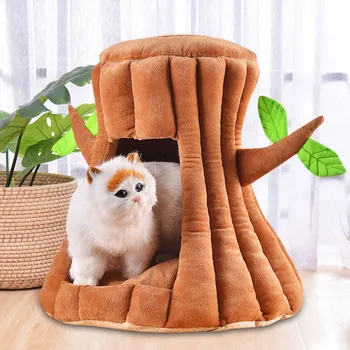 

Tree shape Cozy dog bed Warm Comfortable breathable dog house Puppy House Winter Dog Kennel Puppy Mat Pet Bed cama perro