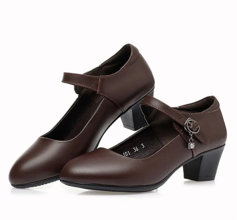 ZXRYXGS/удобная женская обувь на высоком каблуке; Лидер продаж года; Новинка; сезон весна; элегантные модные женские мокасины; обувь из натуральной кожи на высоком каблуке