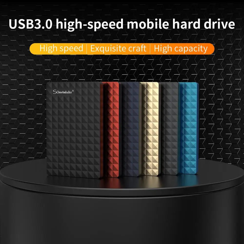 2 5 ''внешний жесткий диск USB 3 0 цветной металлический HDD портативный внешний HD