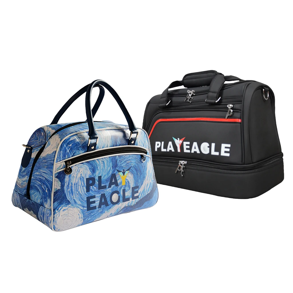

Durable 2 in 1 Essential Duffel Bag with Shoe Compartment Travel Gym Golf Gear Large Zippered Main Compartment