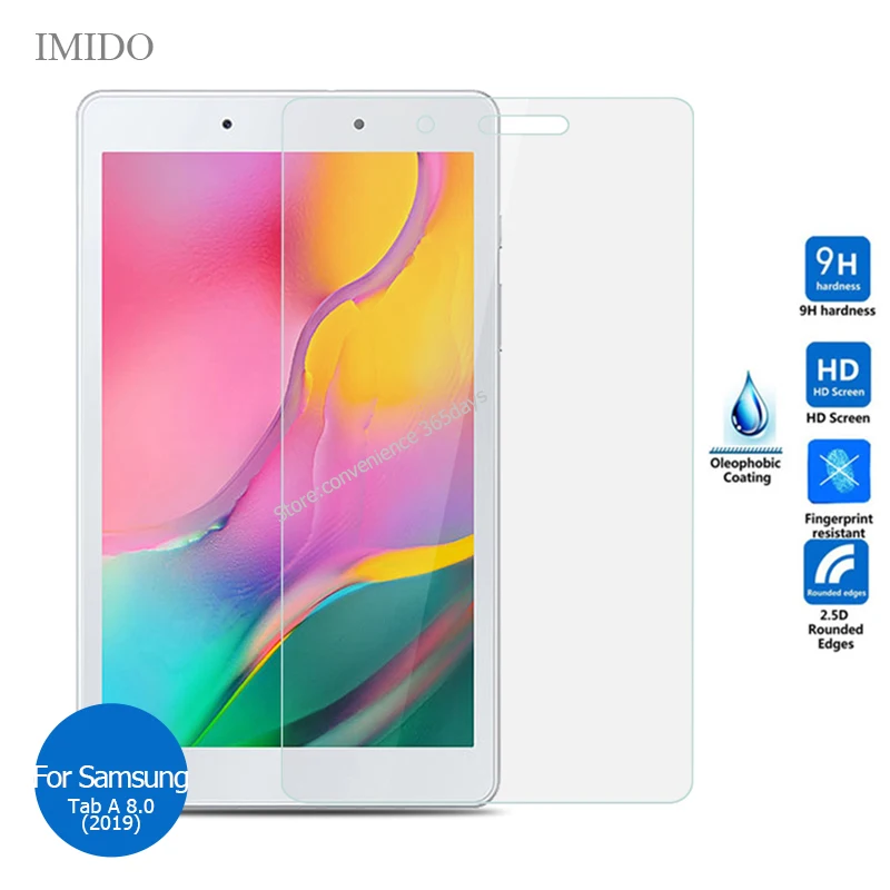 For Samsung Galaxy Tab A 8.0 Tempered Glass Screen Protector Safety Protective Film on TabA() SM T290 T295 T 290 295