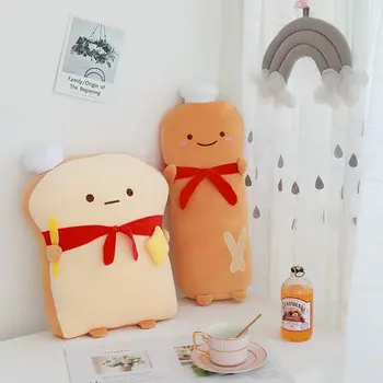 

Cute Plush Toy Bread Toast Chef Design 40-50cm Soft Stuffed Toys Cushion Birthday Christmas Gift #5463