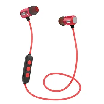 

Bluetooth 4.1 Wireless Sports earphone Magnetic Absorption In-ear Stereo Earphone with Mic for iPhone and for Android