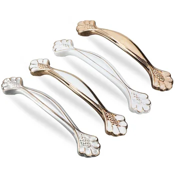 

JD 10PCS Kitchen Handle Furniture Jd Amber Zinc Alloy European Gold Silver Cabinet 96mm Wardrobe Shoe