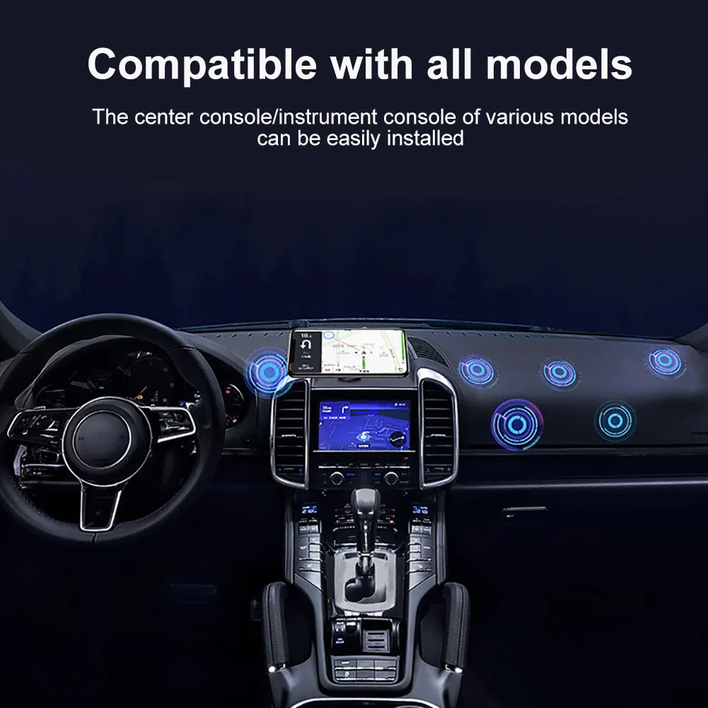 360 градусов вращение магнитный сплав автомобильный Автомобильный держатель приборной панели телефона Стенд Автомобильный carros интерьер Новые популярные аксессуары
