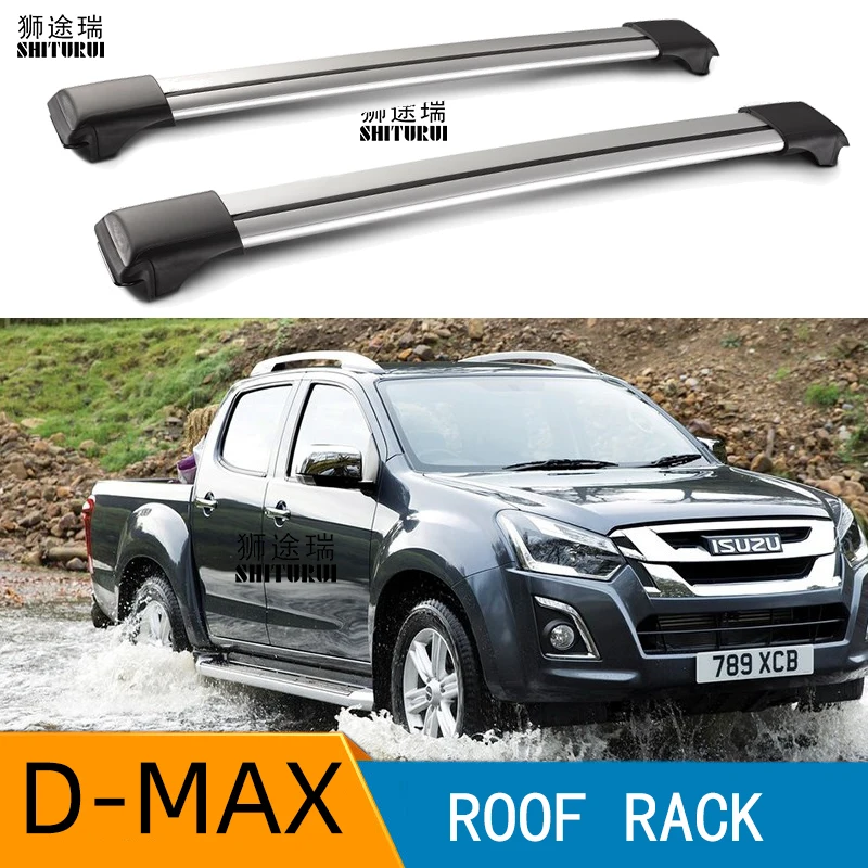 2 шт. брусья для крыши Isuzu D-MAX 2016 2017 2018 боковые бруски из алюминиевого сплава