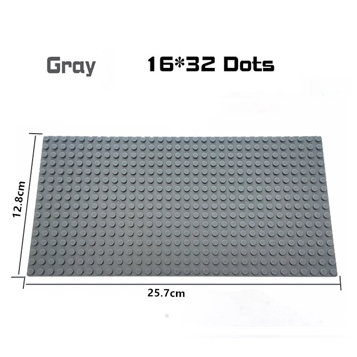 Large Building Blocks Baseplate for Creative Play - DIY Plastic Plate for Kids' Toy Construction