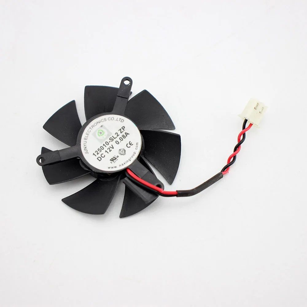 Охлаждающий вентилятор для видеокарт диаметр 45 мм 2pin R5 230 R7 250 240 GPU