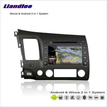 

Liandlee For Honda CIVIC 2006~2011 Car Radio CD DVD Player GPS Nav Navi Navigation Advanced Wince & Android 2 in 1 S160 System
