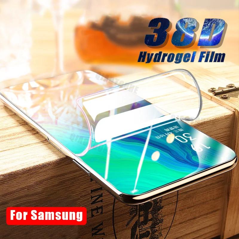 38D Защита экрана для samsung Galaxy S10 S9 S8 Plus Гидрогелевая пленка для samsung Note 8 9 10 Plus S10 5g Lite S7 Edge не стекло