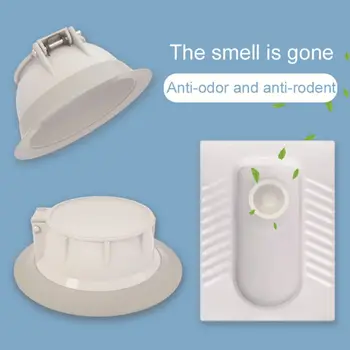 

Toilet Squatting Automatic Deodorant Cover Device Effective Odor Control Detachable Sealing Ring Bathroom Accessories #