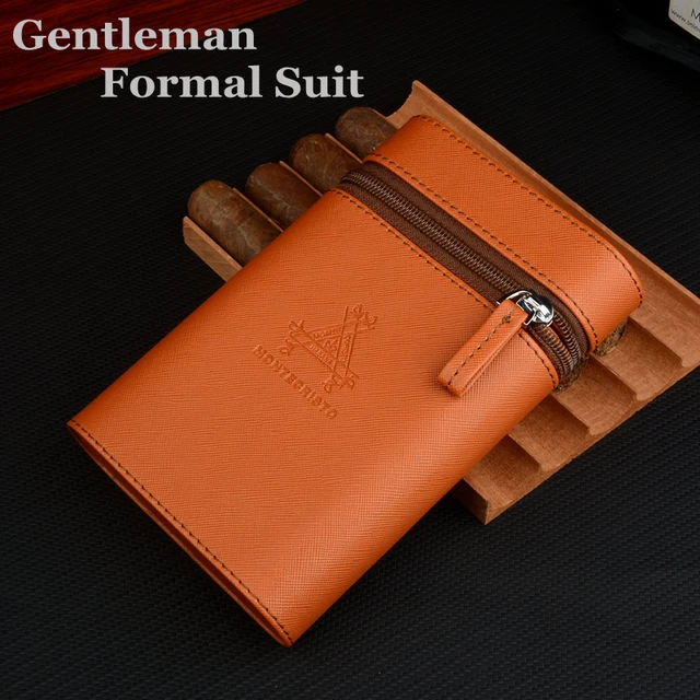 Montecristo leather cigar case 3 places